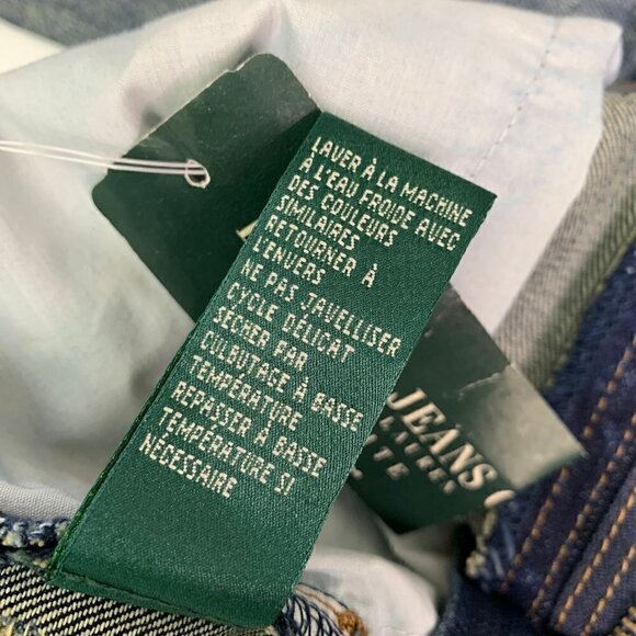 Ralph Lauren Jeans 4P Petite Patched Distressed Fade Denim Boho NWT - Picture 6 of 10